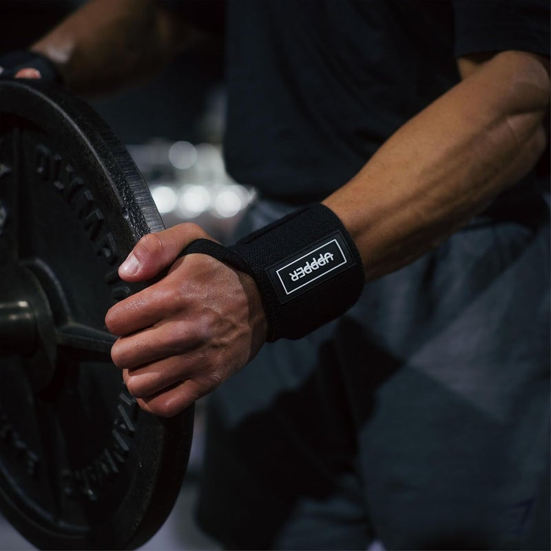 UPPPER Store Wrist Wraps for Weightlifting – 19" Lifting Wrist Support with Thumb Loop for Bench Press, Powerlifting, and Gym Workouts for Men & Women | Premium Fitness Gear - Image 3